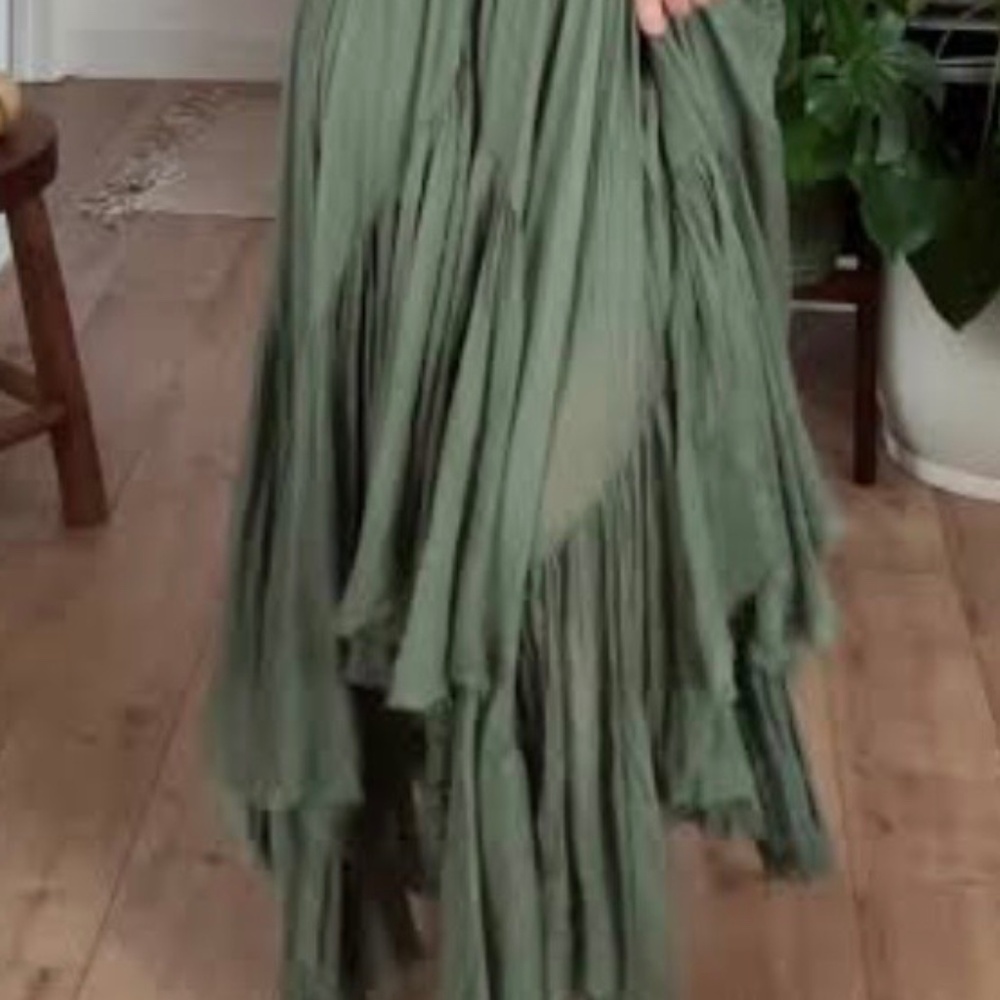 ISO (IN SEARCH OF): Free people one clover skirt green or light purple